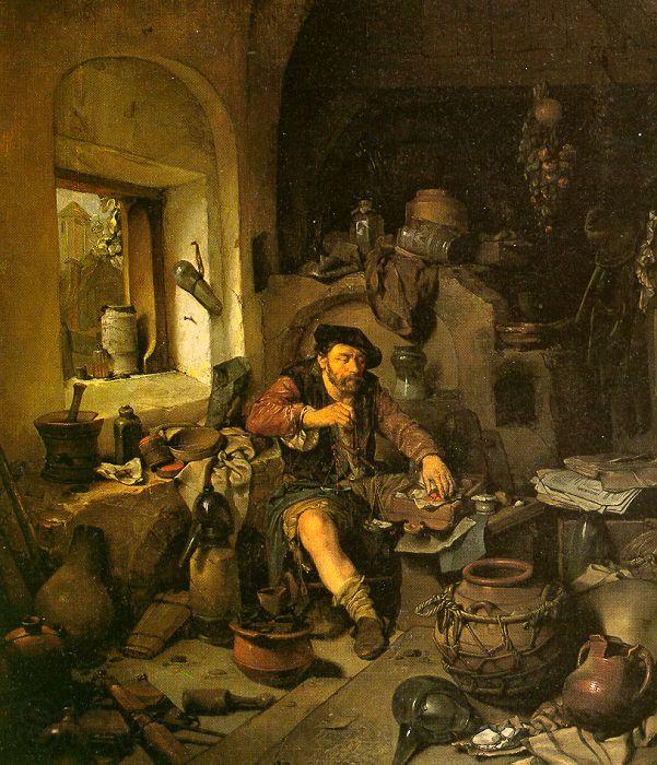 Cornelis Bega The Alchemist France oil painting art